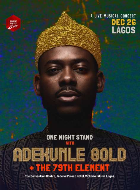 Photo of ONE NIGHT STAND WITH ADEKUNLE GOLD TO HOLD THIS DECEMBER