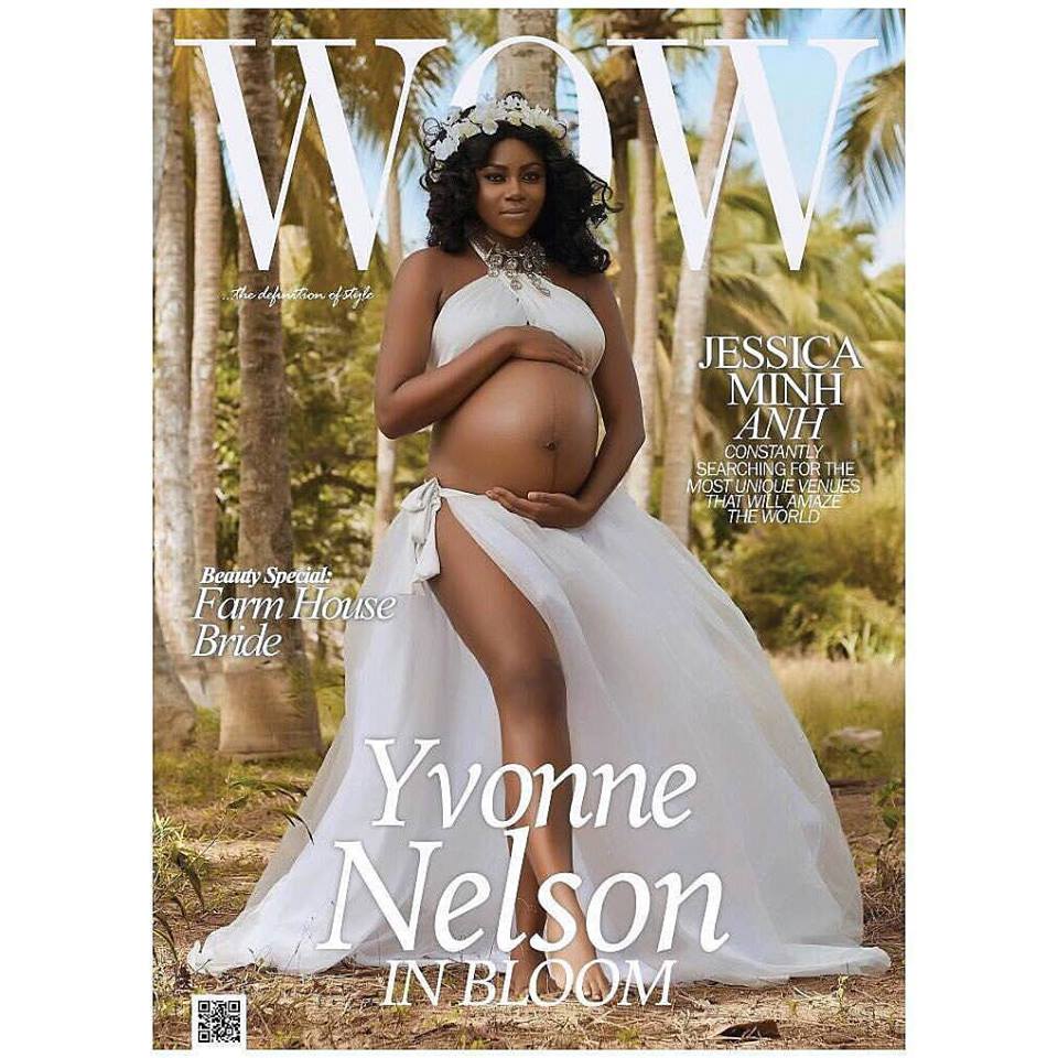 Photo of GHANAIAN ACTRESS YVONNE NELSON GLOWS IN MATERNITY PHOTOS FOR WOW MAGAZINE.